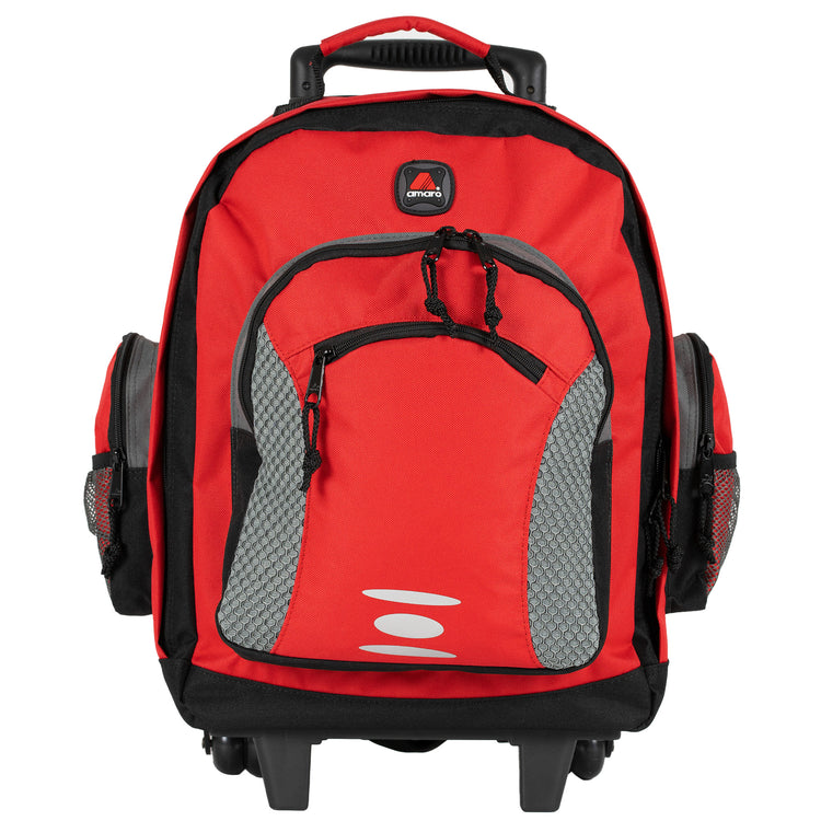 Amaro Academy Rolling Backpack | School Bags With Wheels | Wheel Bag For School