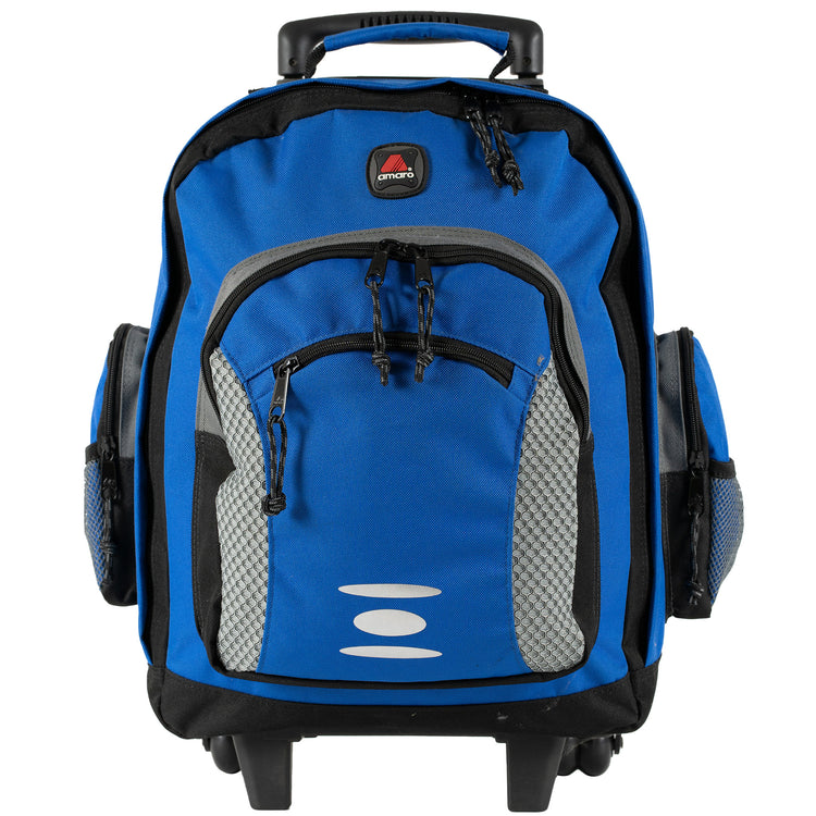 Amaro Academy Rolling Backpack | School Bags With Wheels | Wheel Bag For School